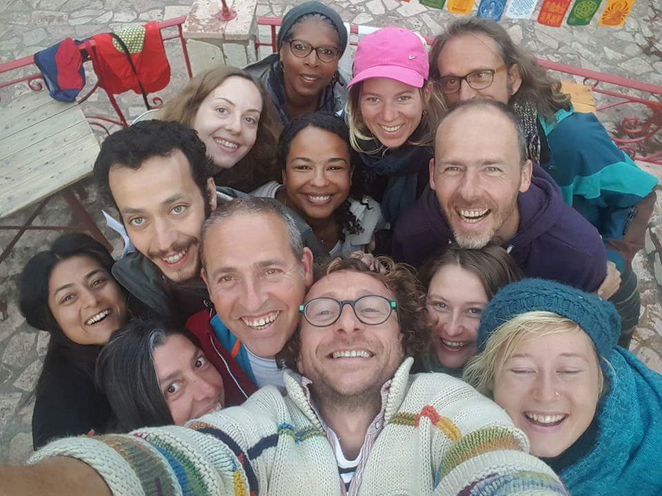 Teacher Martin Pack in Greece